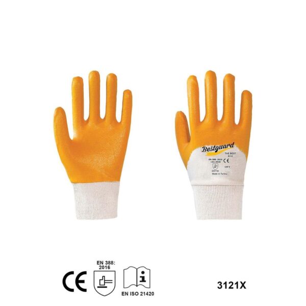 Bestguard TBW 02 Nitril Eldiven - Yüksek Dayanıklı İş Güvenliği Eldiveni
