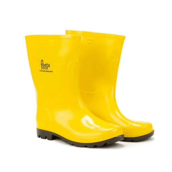Beta Force S5 PVC Kısa Çizme Sarı