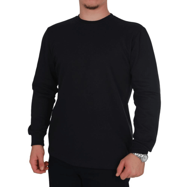 Lacivert Bisiklet Yaka Sweatshirt - İş Güvenliği ve Endüstriyel Kullanım İçin