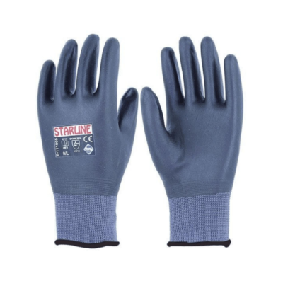 Starline E-111805 Köpük Nitril Kaplı Polyester İş Eldiveni - Yüksek Tutuş ve Dayanıklılık