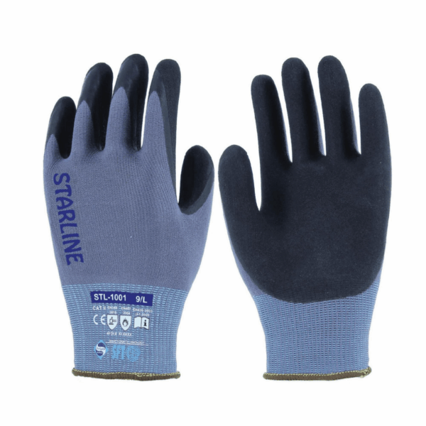 Starline STL-1001 Köpük Nitril Kaplı Isıya Dayanıklı İş Eldiveni - Naylon+Spandeks