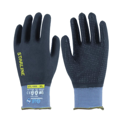 Starline STL-1006 Köpük Nitril Kaplı Isıya Dayanıklı İş Eldiveni - 100°C Temas