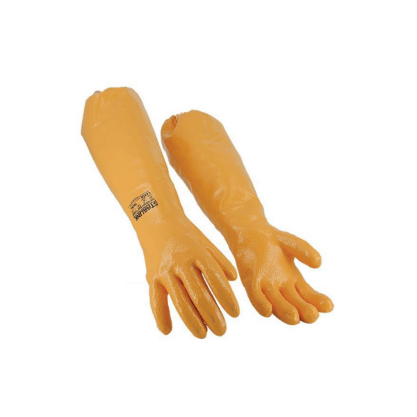 Starline STL-N65 Nitril Kaplı Eldiven - Acti-Fresh Sanitize Lastik Konçlu İş Güvenliği Eldiveni