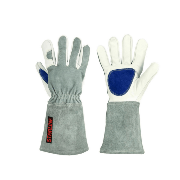 Starline E-1314 Yarma Deri Takviyeli 100° Temas Isı Dirençli İş Eldiveni EN388-3223X EN407-413X4X EN 12477 TYPE A 35 Cm