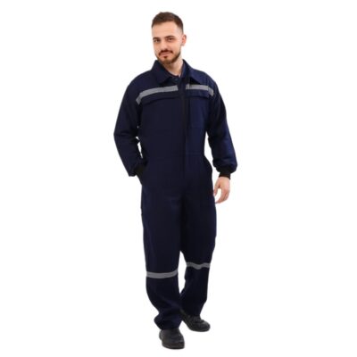 16/12 Gabardin Boy İşçi Tulumu Lacivert