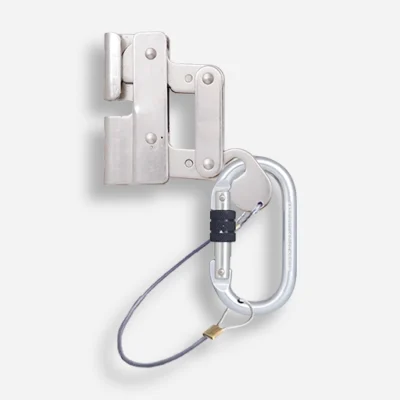 EKS-156-T Telli + Karabinalı Çelik Halat Tutucu